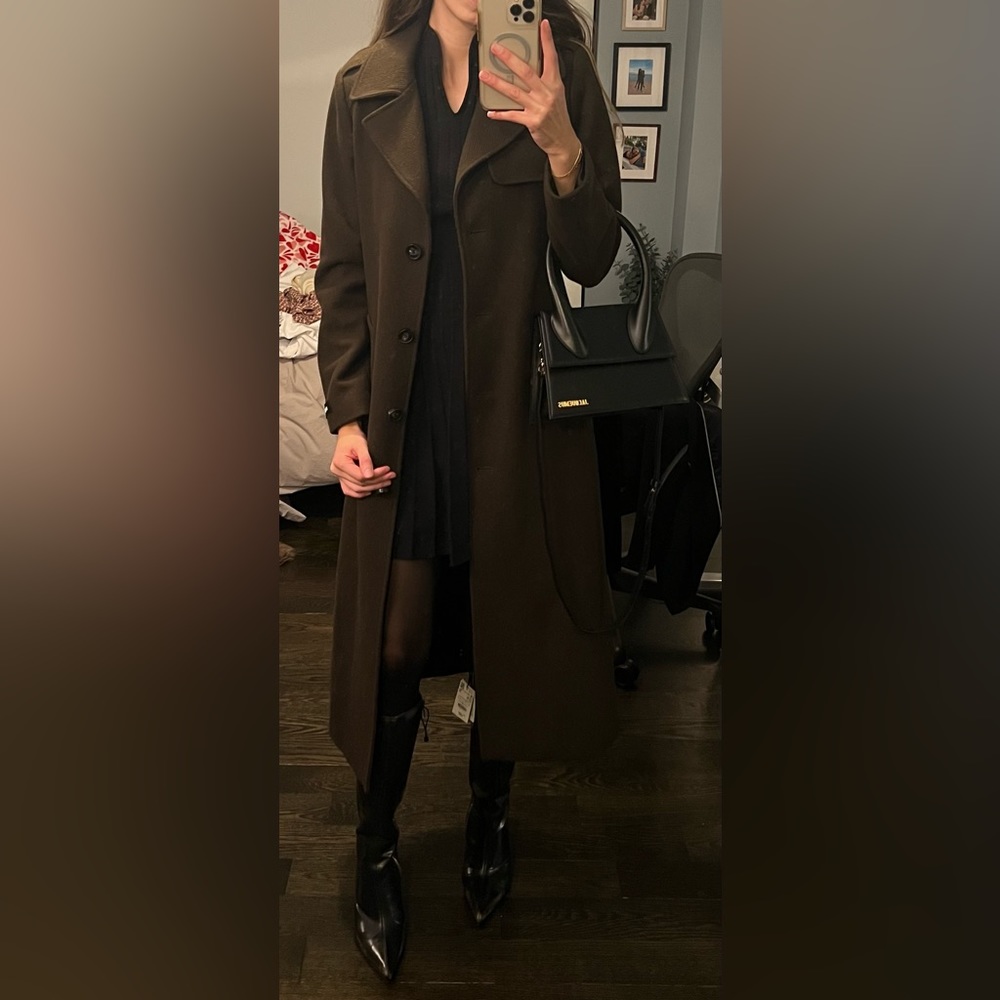 Long coat - DKNY - Dark Green